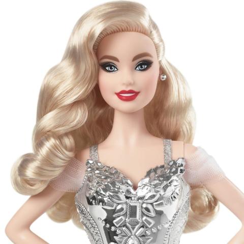 Mattel Barbie 2021 Mutlu Yıllar Bebeği Sarışın GXL18