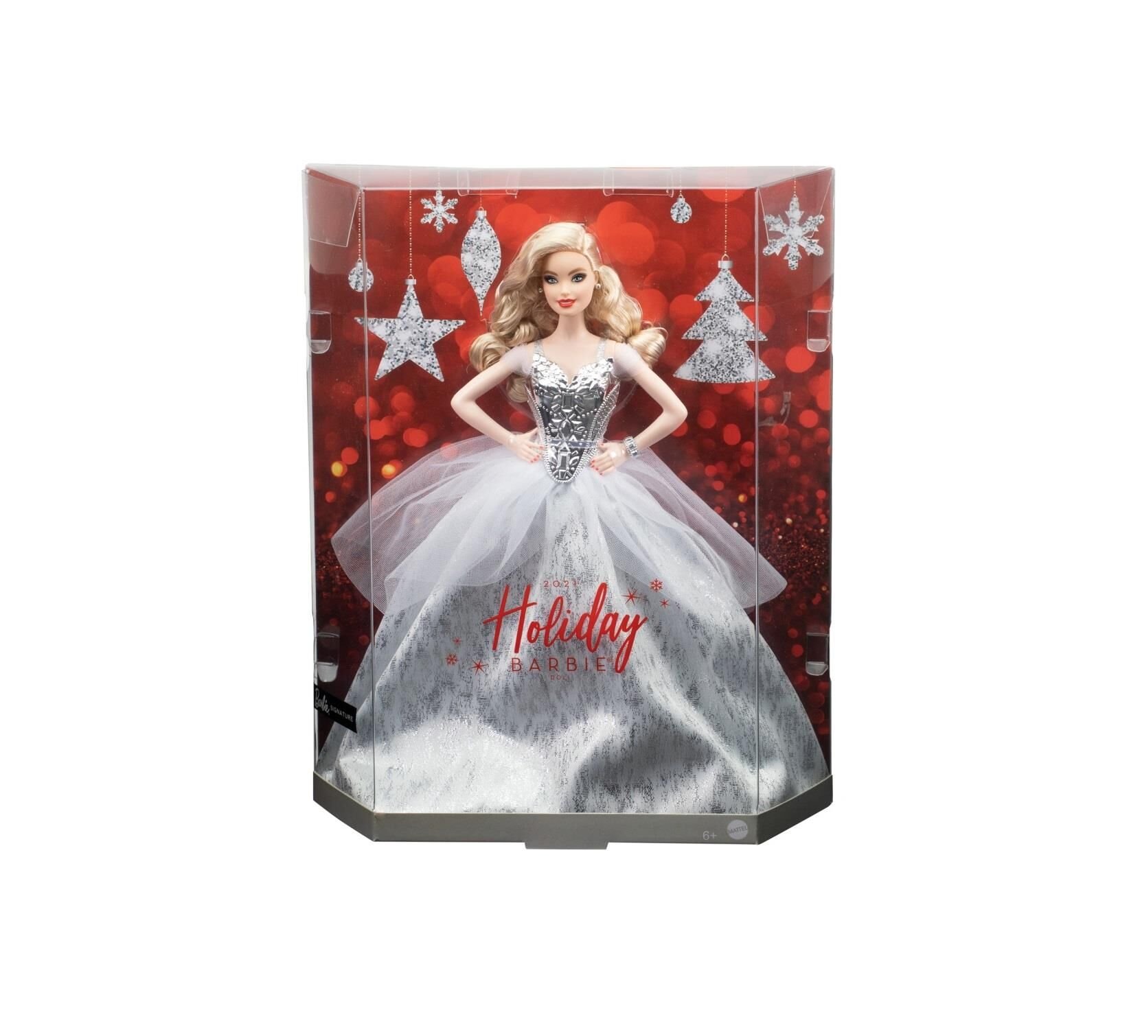 Mattel Barbie 2021 Mutlu Yıllar Bebeği Sarışın GXL18