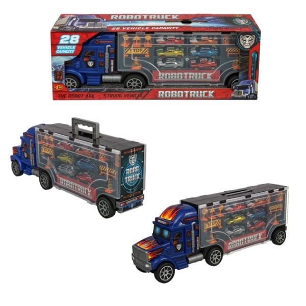 Toysan Tır Seti Robocar 6 Arabalı
