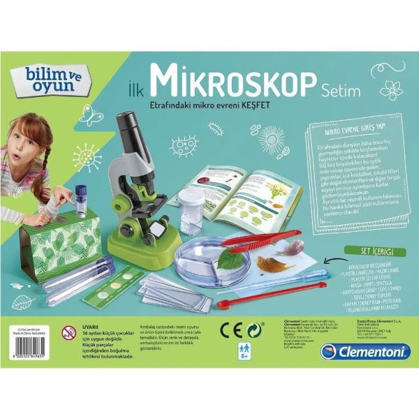 Clementoni My Fırst Mikroskop Seti 64963