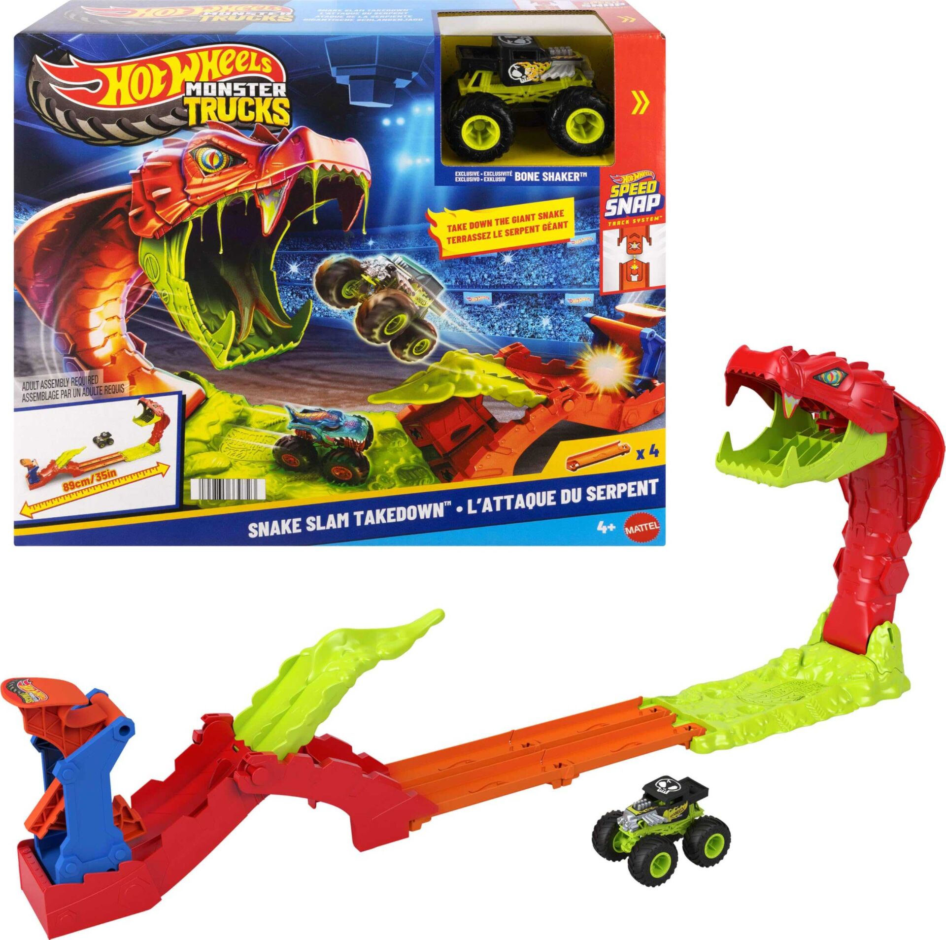 Mattel HW Monster Trucks Snake Bite Güç Darbesi