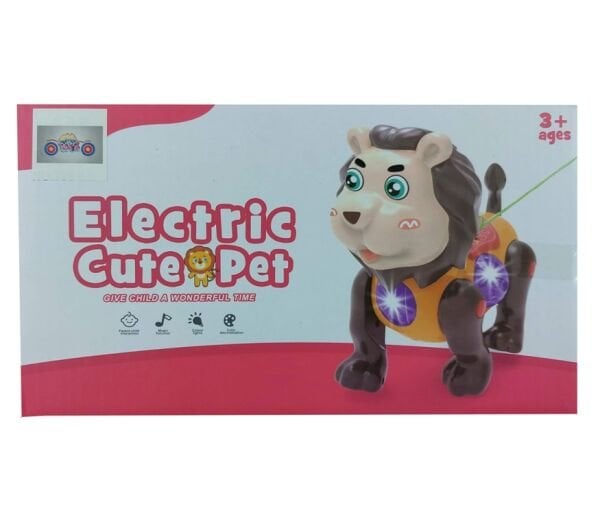 Aya Toys Sesli ve Işıklı Sevimli Evcil Hayvanlar Aslan