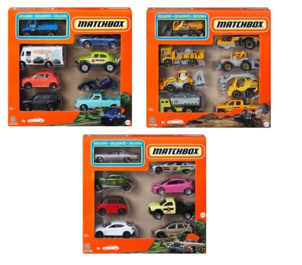 Mattel Matchbox Sekizli Araba Seti HVR81