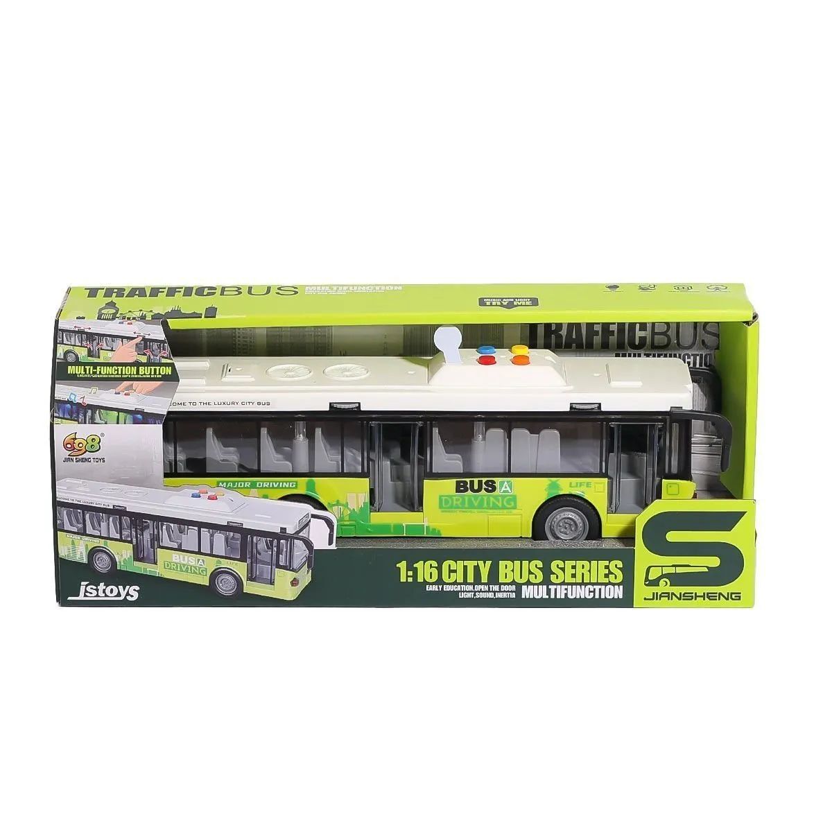 Canem Sesli Işıklı Sürtmeli Otobüs JS120