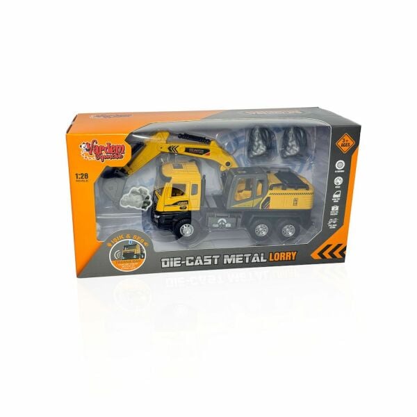 Vardem Çek Bırak 1:28 Sesli Excavator Mikser XX992