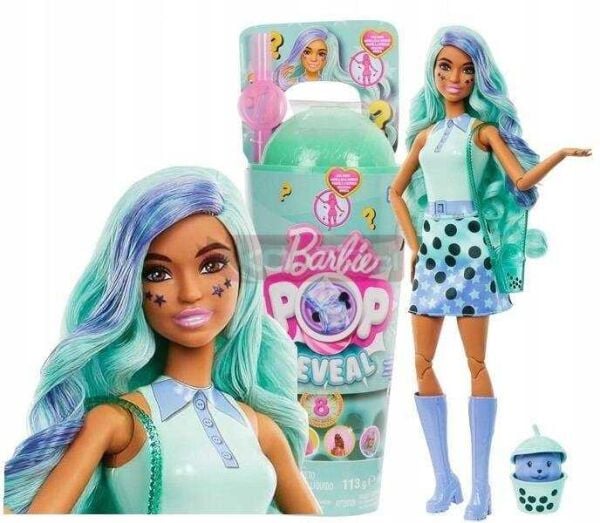 Mattel Pop Reveal Barbie Boba Series - Green Tea