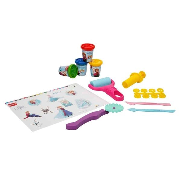 Sunman Oyun Hamur Set Frozen Sırt Çnt.4X50Gr.18Prç