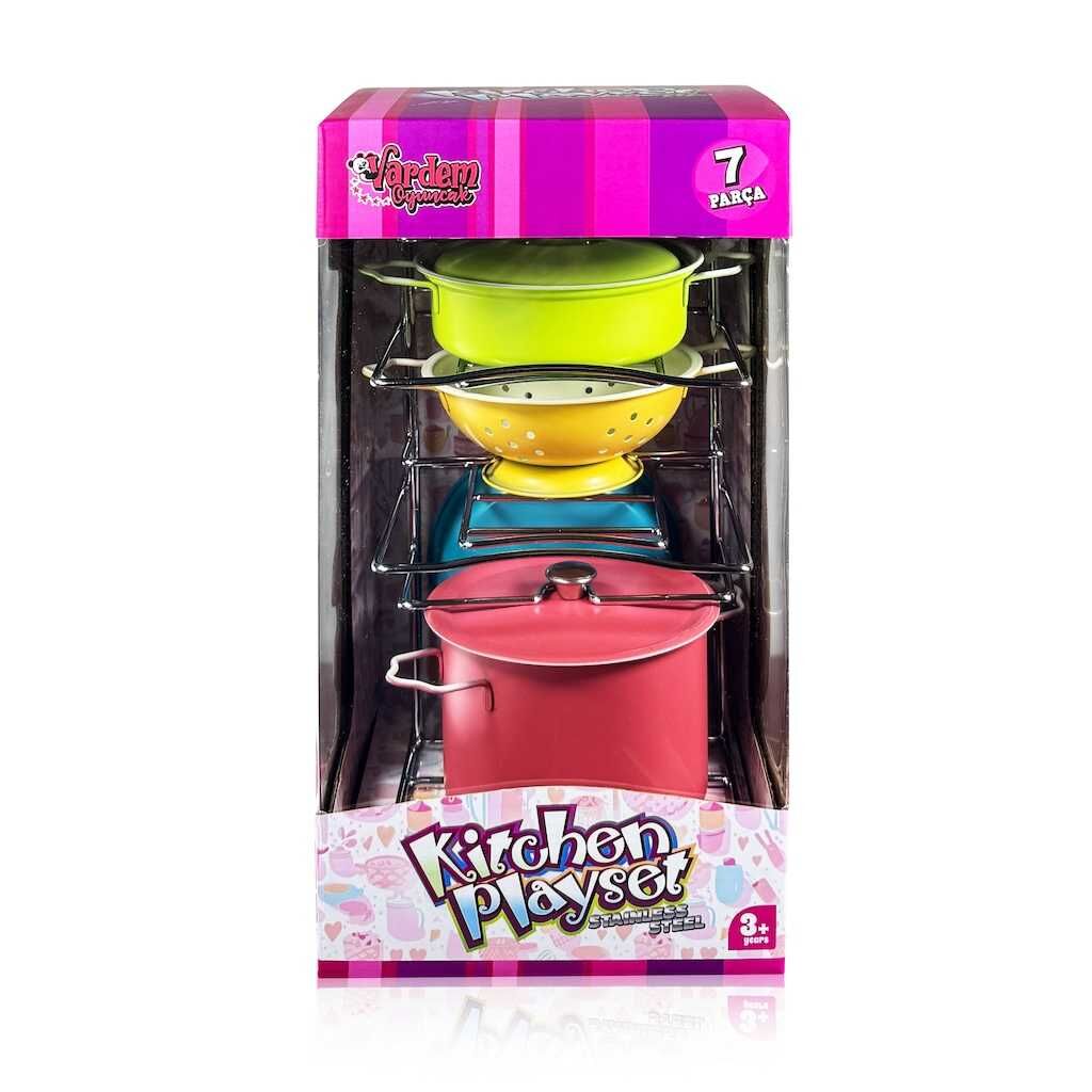 Vardem 7 Parca Raflı Tencere Tava Set ATF-683G-2