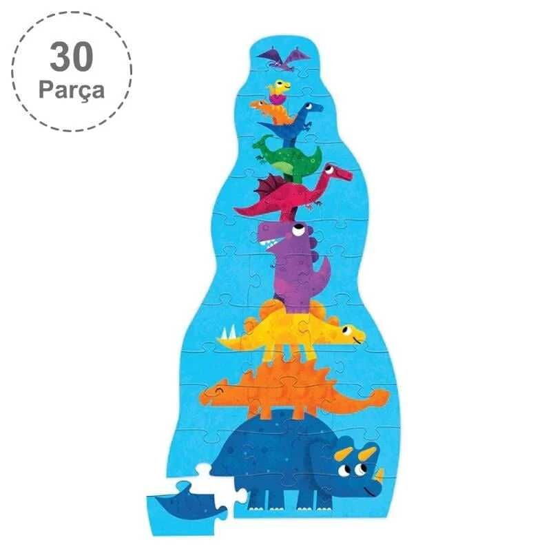 Isabel Dev Kule Puzzle 30 Parça Dinozor