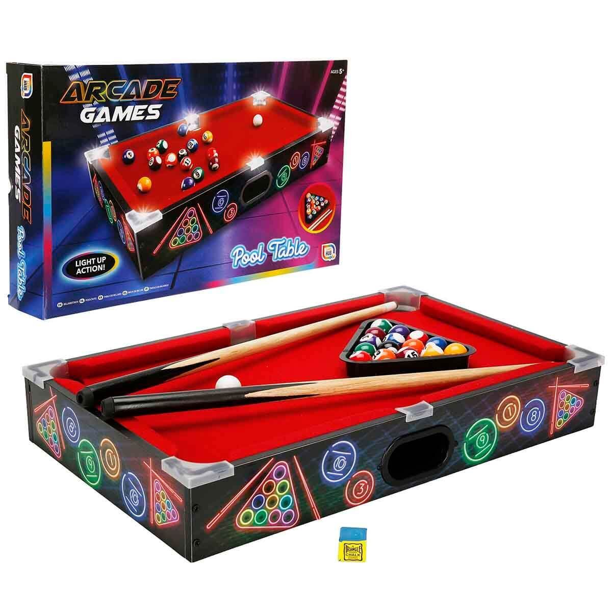Sunman Masaüstü Bilardo 50X30Cm Led Işıklı S000814