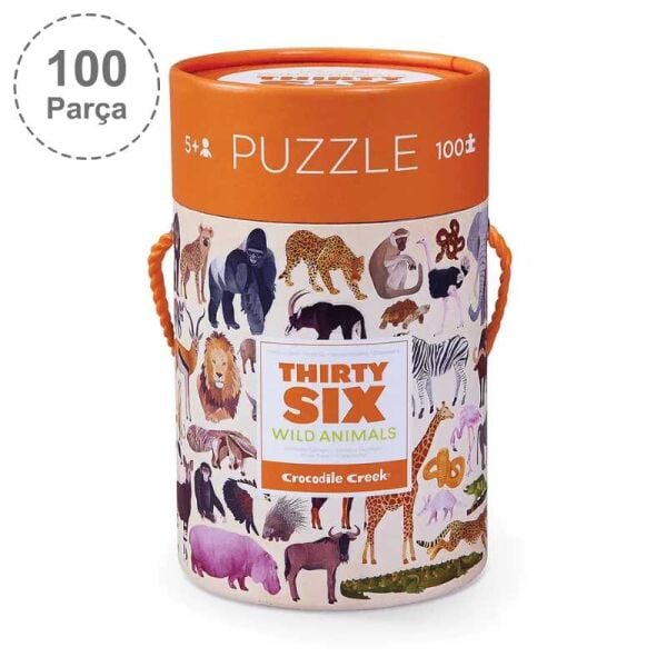 Isabel Puzzle 100 Parça Vahşi Hayvanlar