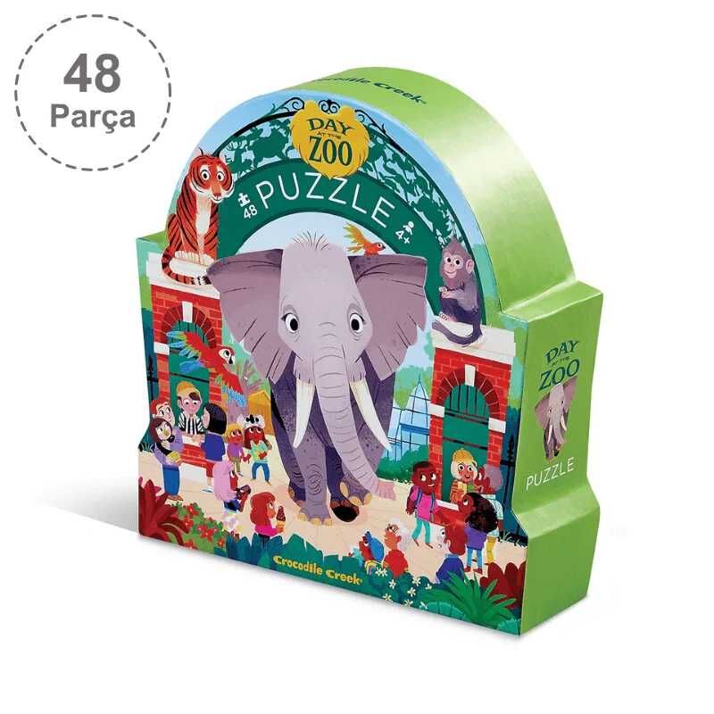 Isabel Müzede Bir Gün Puzzle 48 Parça Hayvanat Bah