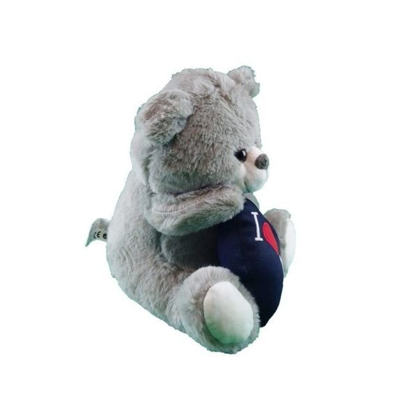 Halley 30 Cm I Love You Kalpli Ayı (Kot Kalpli)
