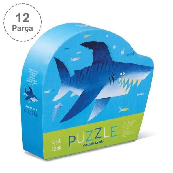 Isabel Mini Puzzle 12 Parça Köpekbalığı Şehri