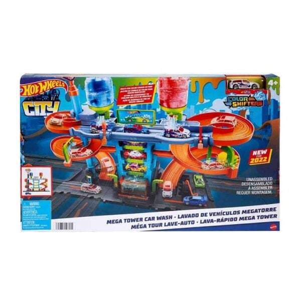 Mattel Hot Wheels Mega Araba Yıkama Kulesi HDP05