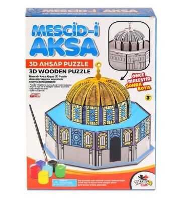 Vardem Mescıd-I Aksa 3D Ahsap Puzzle