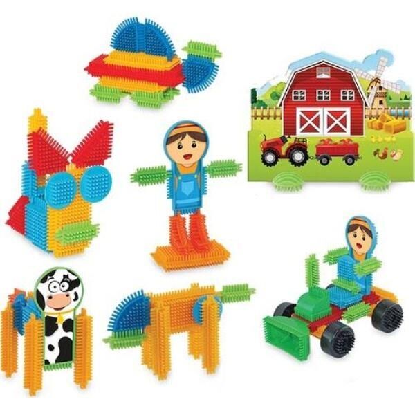 Fen Kaktüs Bloklar Çiflik 75 Parça 03312