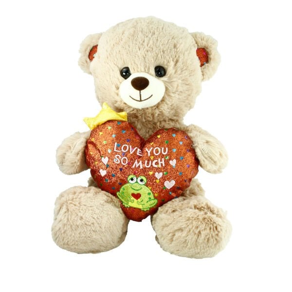 Vardem 30 cm Kalpli Ayı Love You So Much PJH2323