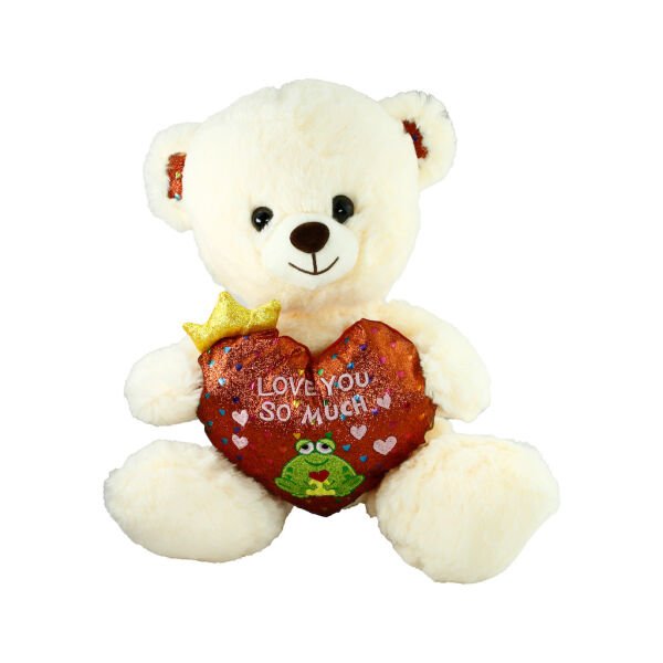 Vardem 30 cm Kalpli Ayı Love You So Much PJH2323