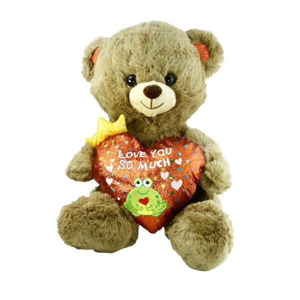 Vardem 30 cm Kalpli Ayı Love You So Much PJH2323