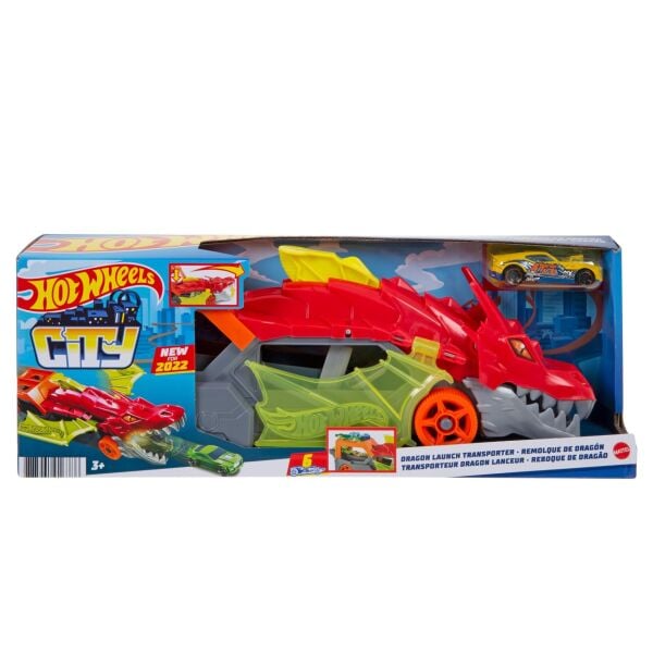 Mattel Hot Wheels Fırlatıcı Taşıyıcı Ejderha GTK42