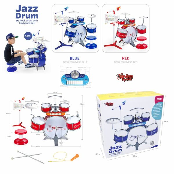 Vardem Bateri Set Mp3 Ve Mikrofonlu 1704