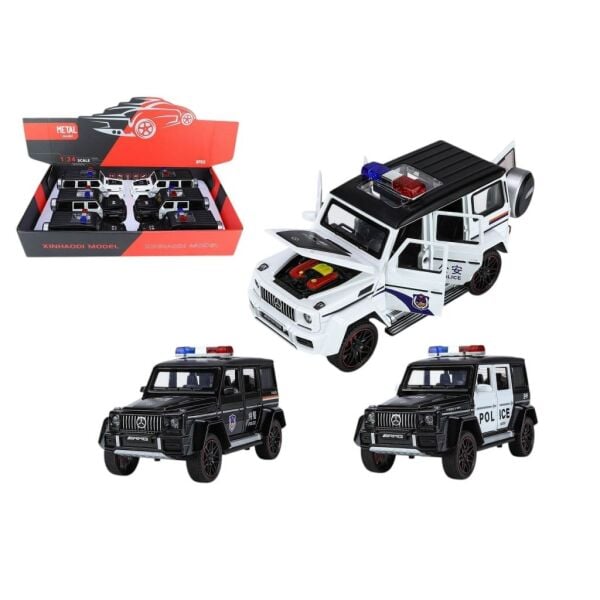 Vardem 1:24 C-B Isıklı-Seslı G Polıs Metal Jeep
