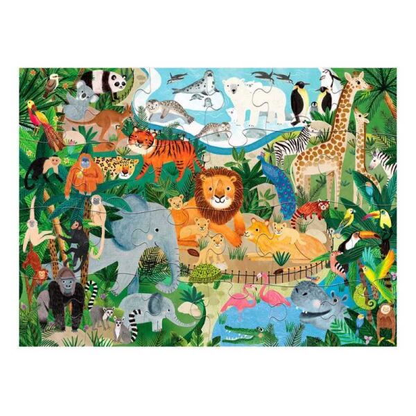 Isabel Puzzle 24 Parça Hayvanat Bahçesi