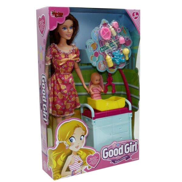 Vardem 29 Cm Aksesuarlı Beşikli Bebek 115167