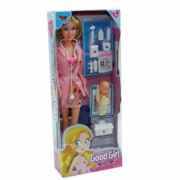 Vardem 29 Cm Aksesuarlı Doktor Bebek 115225A