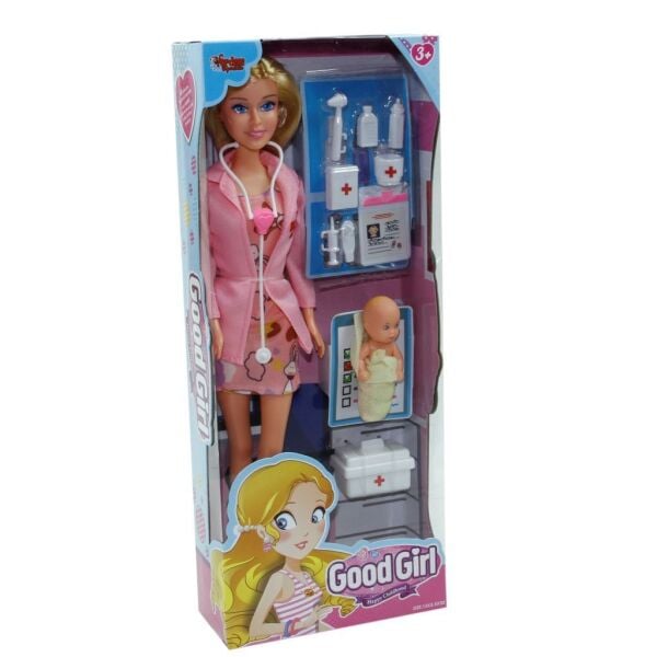 Vardem 29 Cm Aksesuarlı Doktor Bebek 115225A
