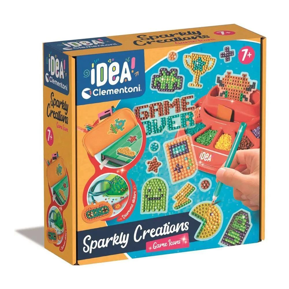 Clementoni İdea Işıltılı Tasarım Seti Oyun İkonu 18774