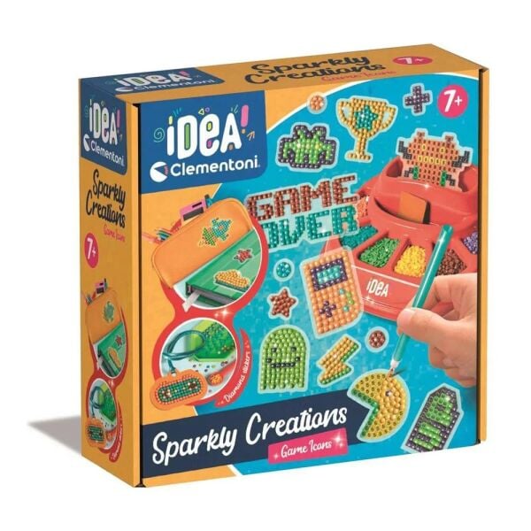 Clementoni İdea Işıltılı Tasarım Seti Oyun İkonu 18774