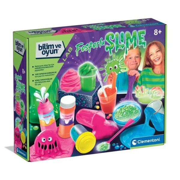 Clementoni Bilim Ve Oyun Fosforlu Slime 64739