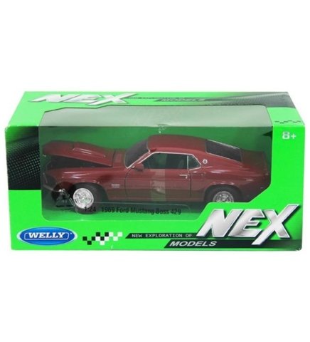 Karsan Welly 1:24 Diecast 1969 Mustang Boss 429 24067W