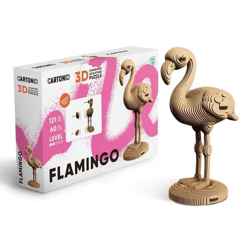 Isabel 3D Puzzle Flamıngo
