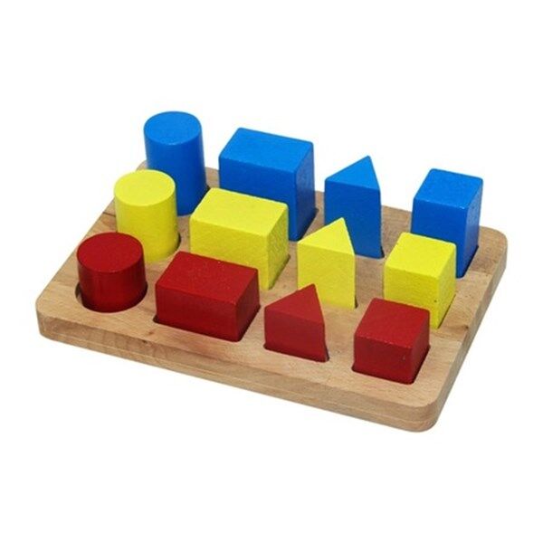 Onyıl Kutuda Ahşap Geometrik Büyükten Küçüğe Sıralama Oyunu