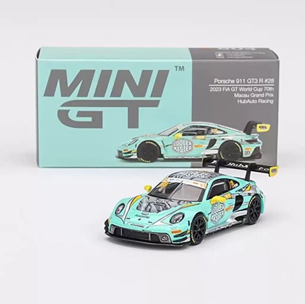 Mini GT 1/64 Porsche 911 GT3 R HubAuto Racing 2023