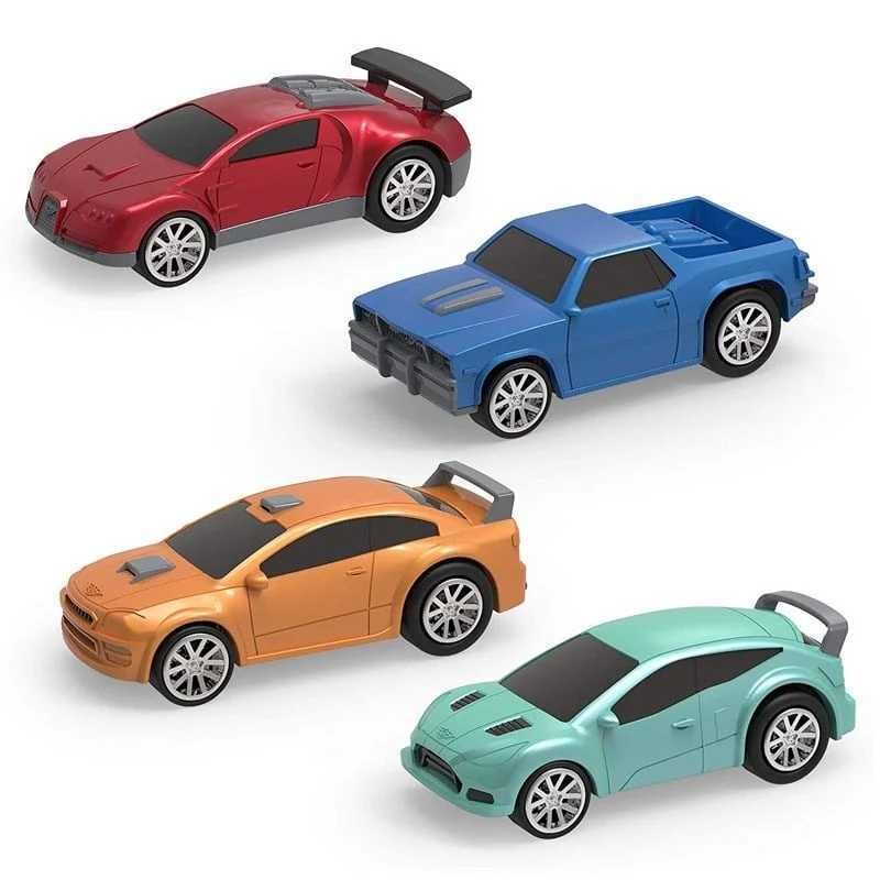 Isabel 4'Lü Çek Bırak Araba Seti Turkuaz Turuncu M