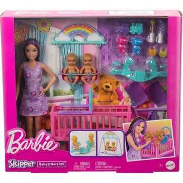 Mattel Barbie Skipper İkiz Bebekler Bakımı HXM99