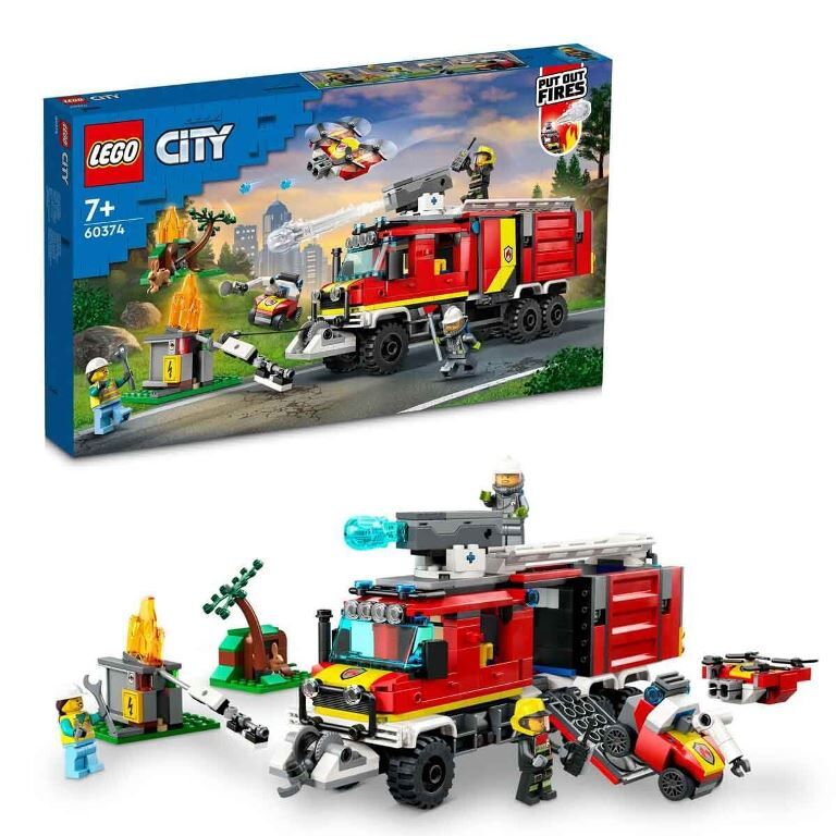 Lego City İtfaiye Komuta Kamyonu 60374