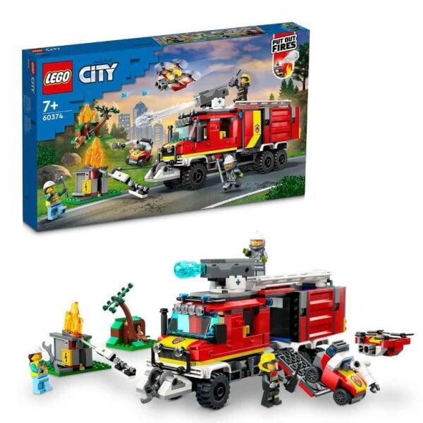 Lego City İtfaiye Komuta Kamyonu 60374