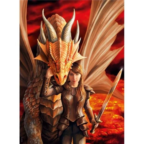Clementoni Puzzle 1000 Anne Stokes İnner 39464