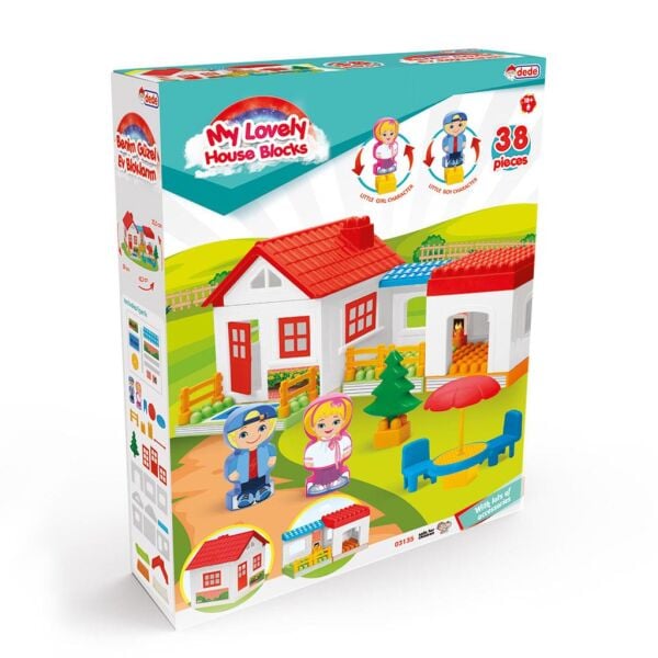 Fen Tek Katlı Ev Bloklar 36 Parça 03135