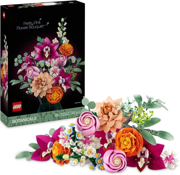 Lego Botanicals Pembe Çiçek Buketi 10342