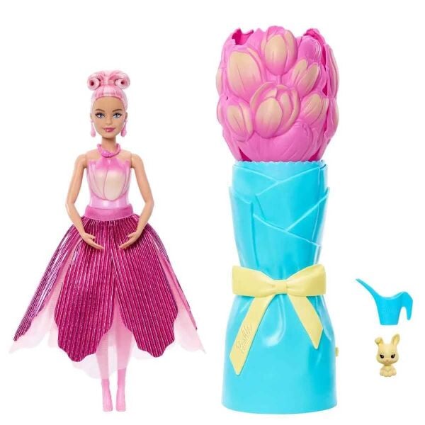 Mattel Barbie Petal Pop Bebek Lale Oyun Seti