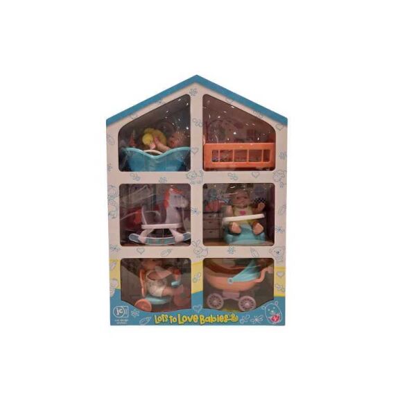 Isabel Lots To Love Mini Bebek Evi Ve 3 Mini Bebek