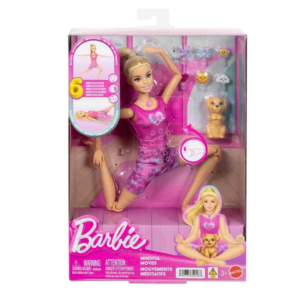 Mattel Barbie Sesli Ve Işıklı Duyarlı Harek. Bebeğ