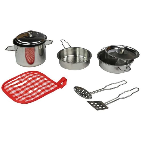 Vardem 8 Parca Celık Tencere Tava Set
