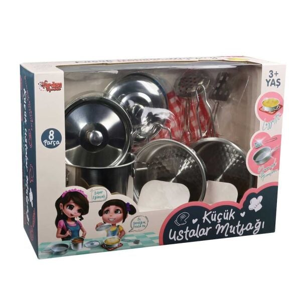 Vardem 8 Parca Celık Tencere Tava Set